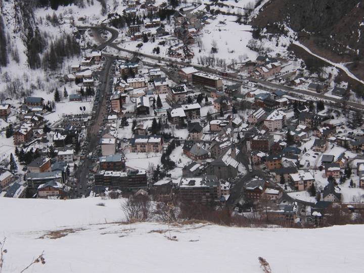 Valloire depuis les pistes 